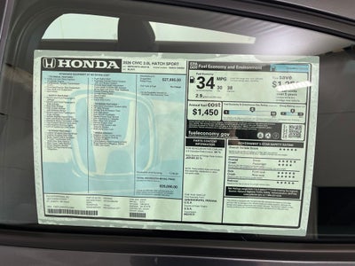 2026 Honda Civic Sport