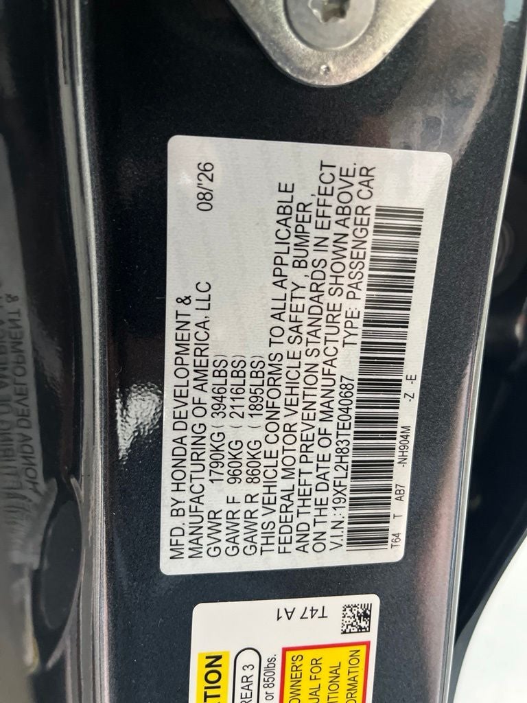2026 Honda Civic Sport