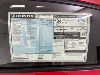 2026 Honda Civic Sport