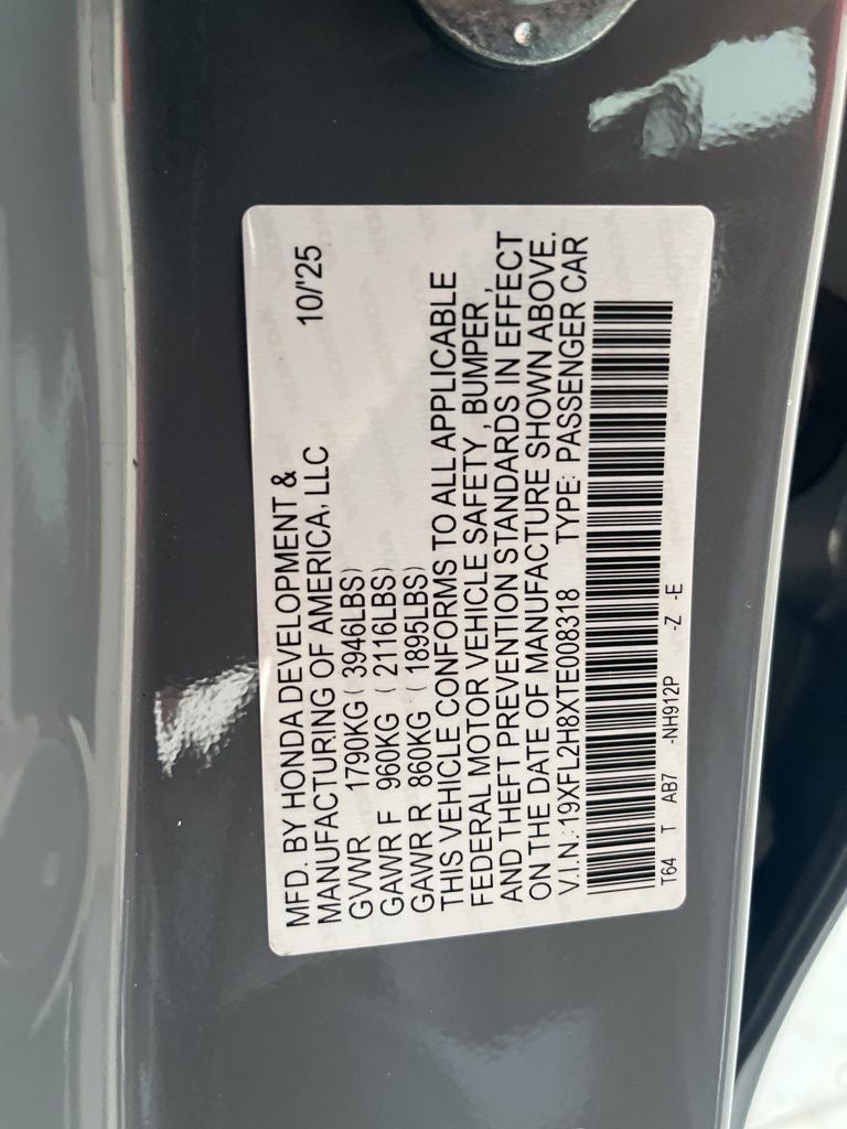 2026 Honda Civic Sport