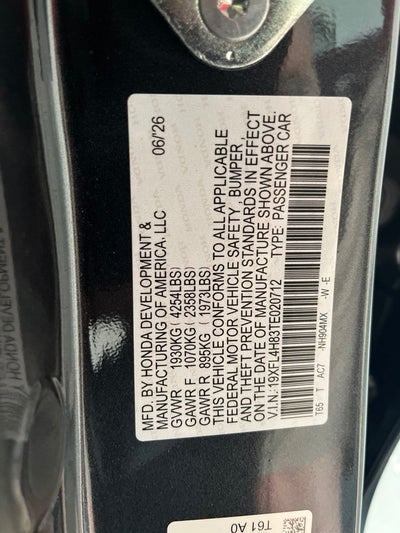 2026 Honda Civic Hybrid Sport