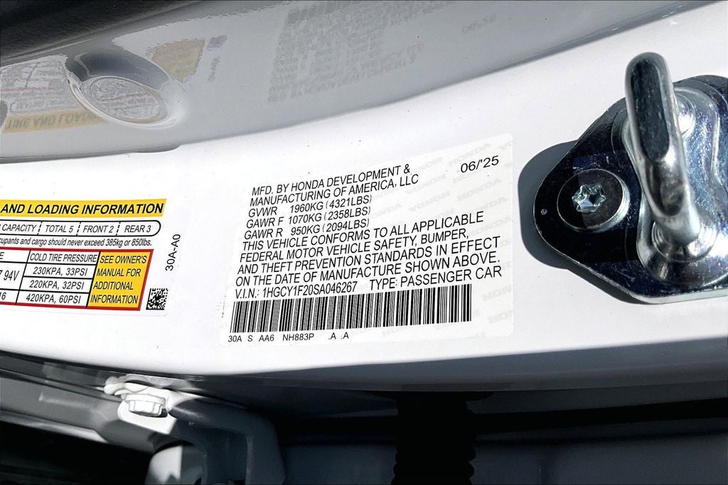 2025 Honda Accord LX