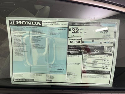 2026 Honda Accord LX