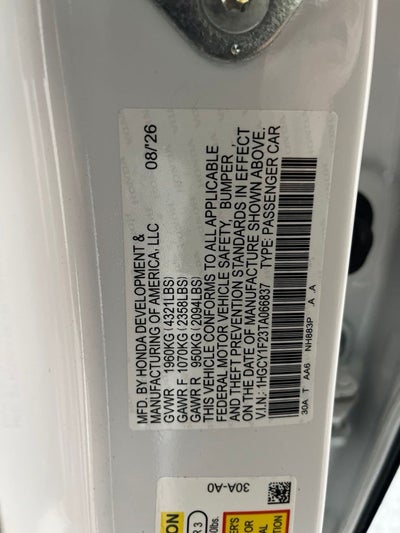 2026 Honda Accord LX