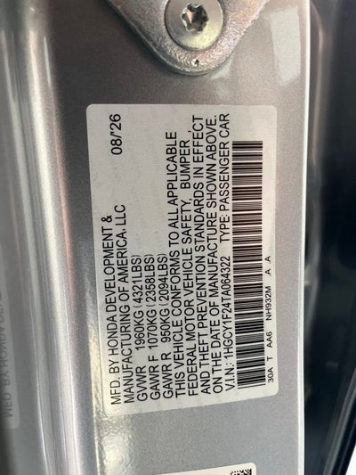 2026 Honda Accord LX