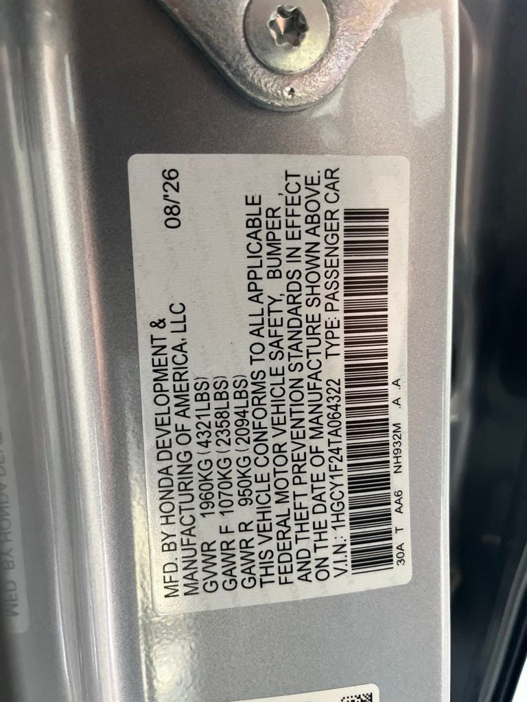 2026 Honda Accord LX