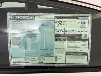 2025 Honda Accord LX