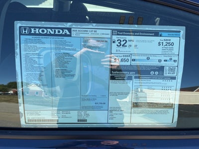 2025 Honda Accord SE