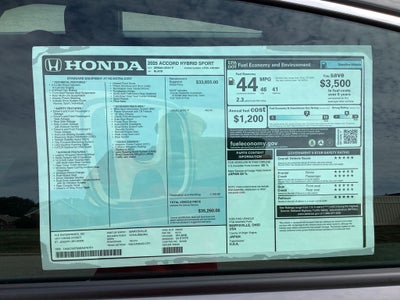 2025 Honda Accord Hybrid Sport