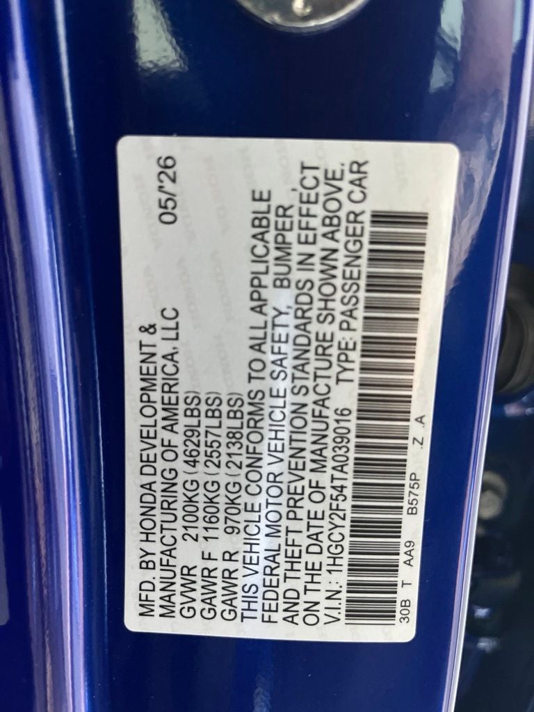 2026 Honda Accord Hybrid Sport