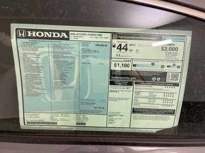 2026 Honda Accord Hybrid Touring