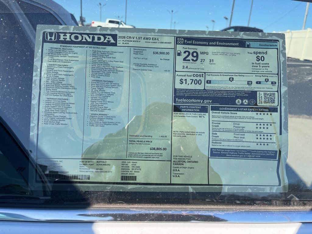 2026 Honda CR-V EX-L