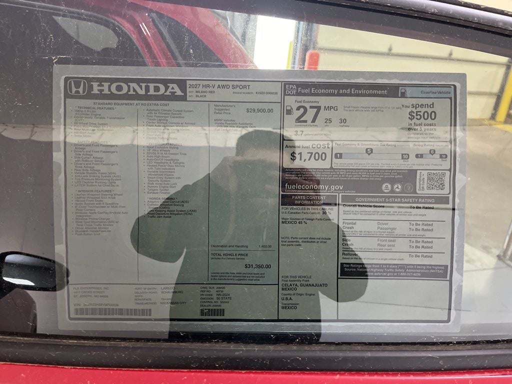 2027 Honda HR-V Sport
