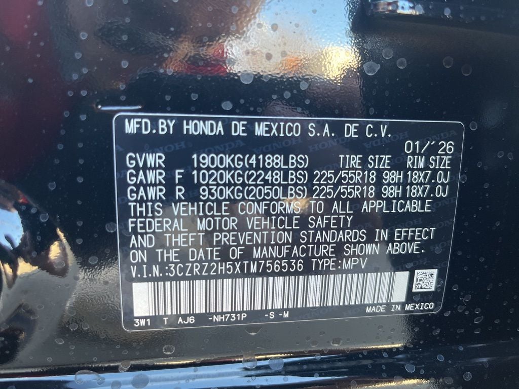 2026 Honda HR-V Sport