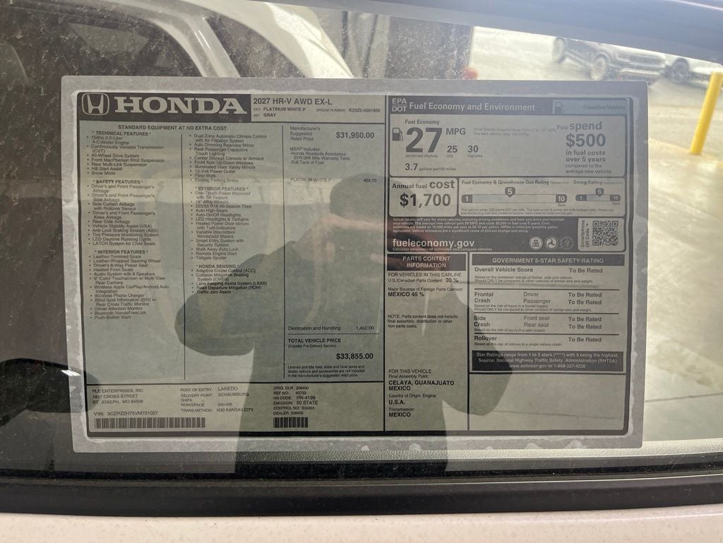 2027 Honda HR-V EX-L