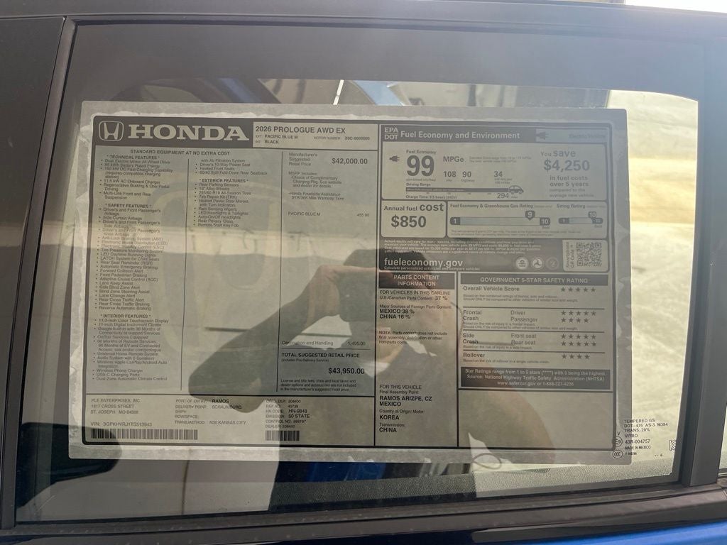 2026 Honda Prologue EX