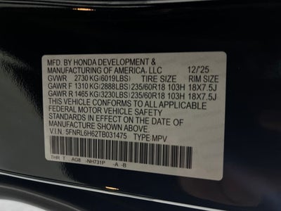 2026 Honda Odyssey EX-L