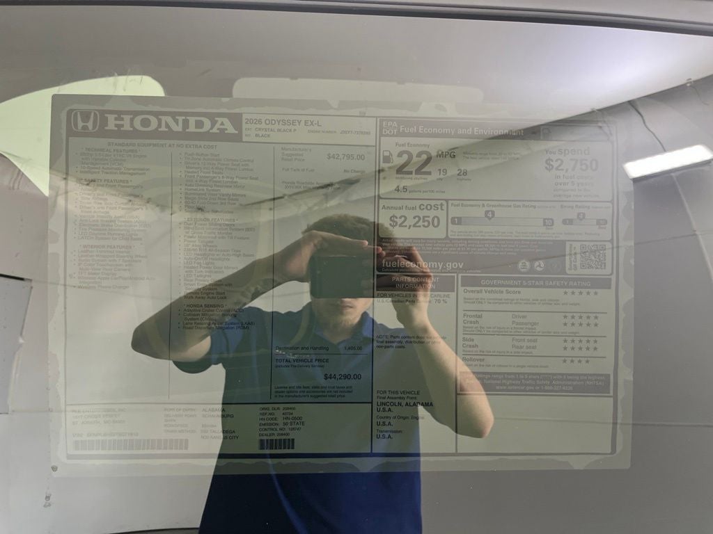 2026 Honda Odyssey EX-L