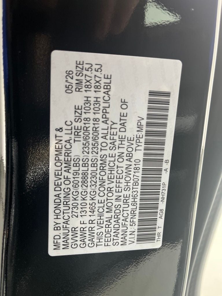 2026 Honda Odyssey EX-L