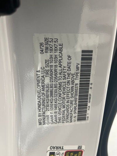 2026 Honda Odyssey EX-L