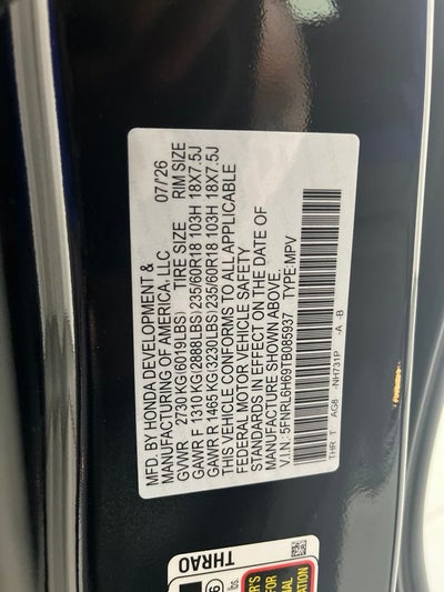 2026 Honda Odyssey EX-L