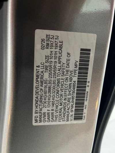 2026 Honda Odyssey Touring