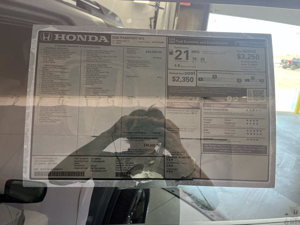 2026 Honda Passport RTL