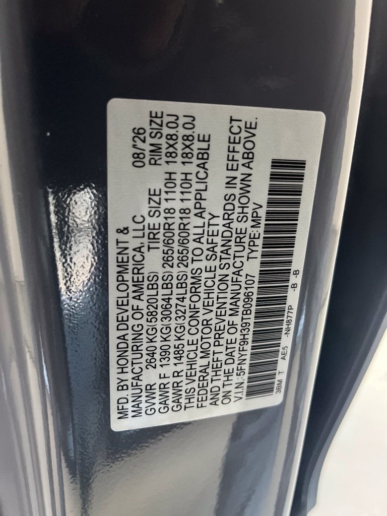 2026 Honda Passport RTL
