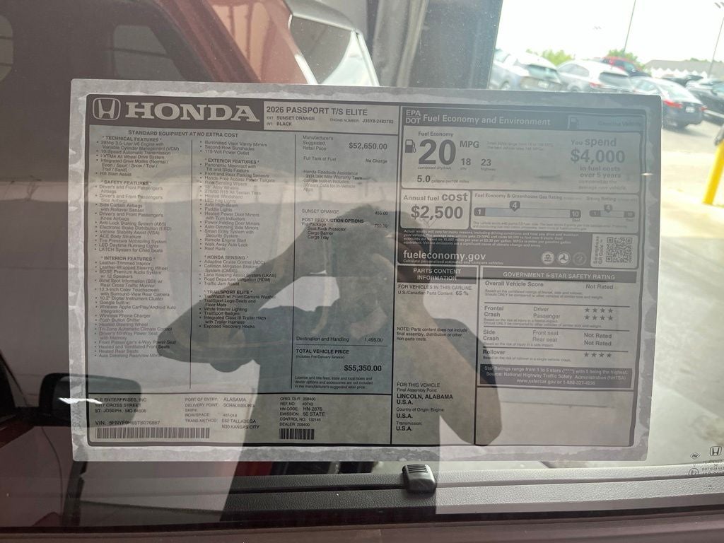 2026 Honda Passport TrailSport Elite