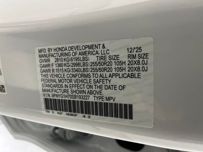 2025 Honda Pilot Touring+