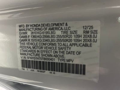 2026 Honda Pilot Touring S