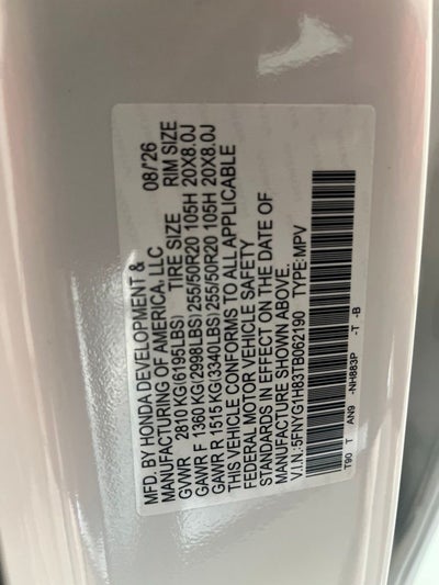 2026 Honda Pilot Elite