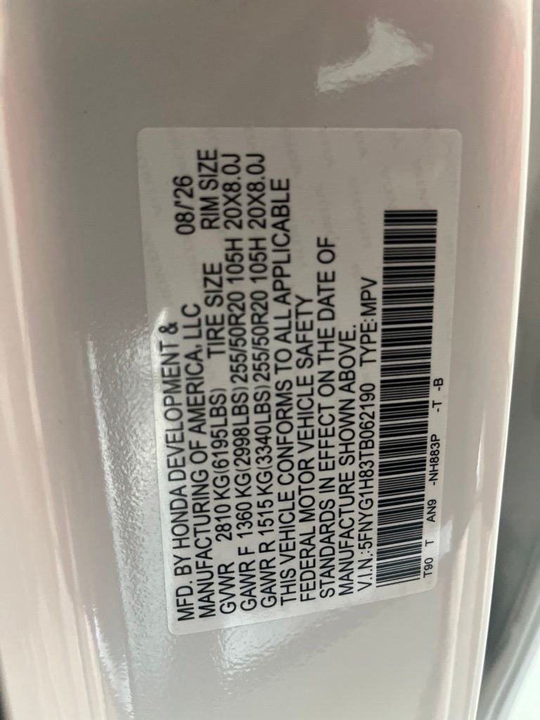 2026 Honda Pilot Elite