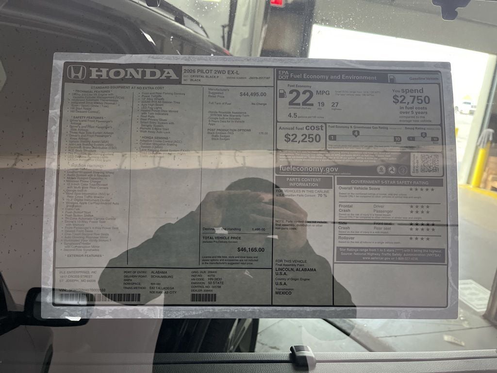 2026 Honda Pilot EX-L