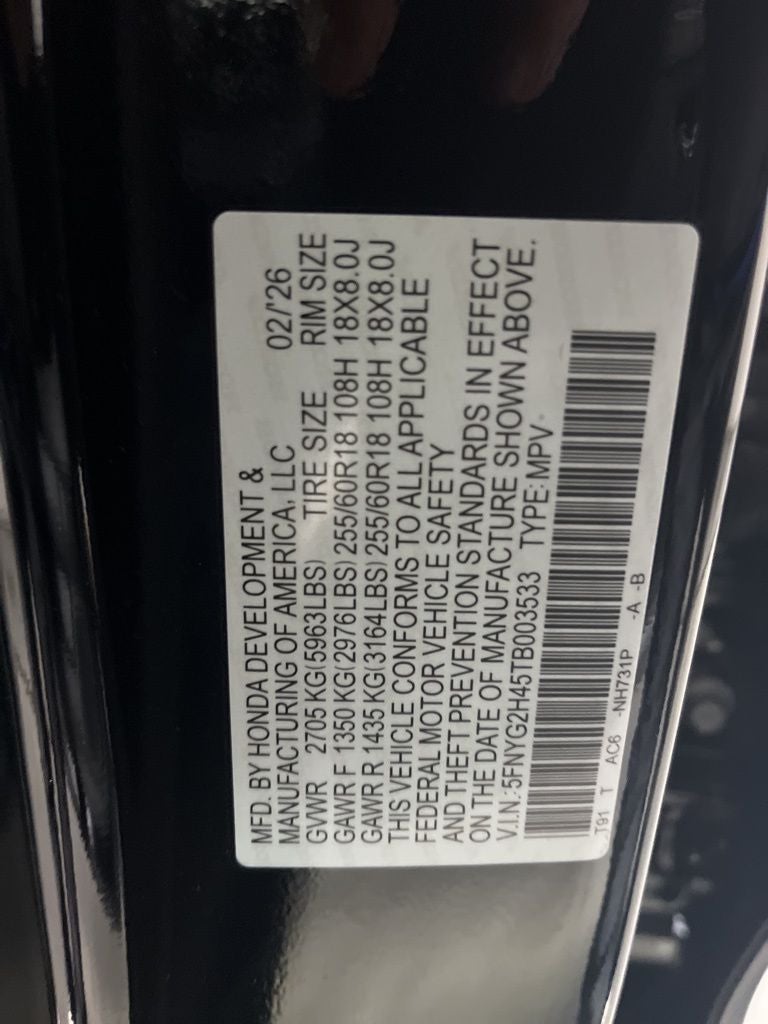 2026 Honda Pilot EX-L