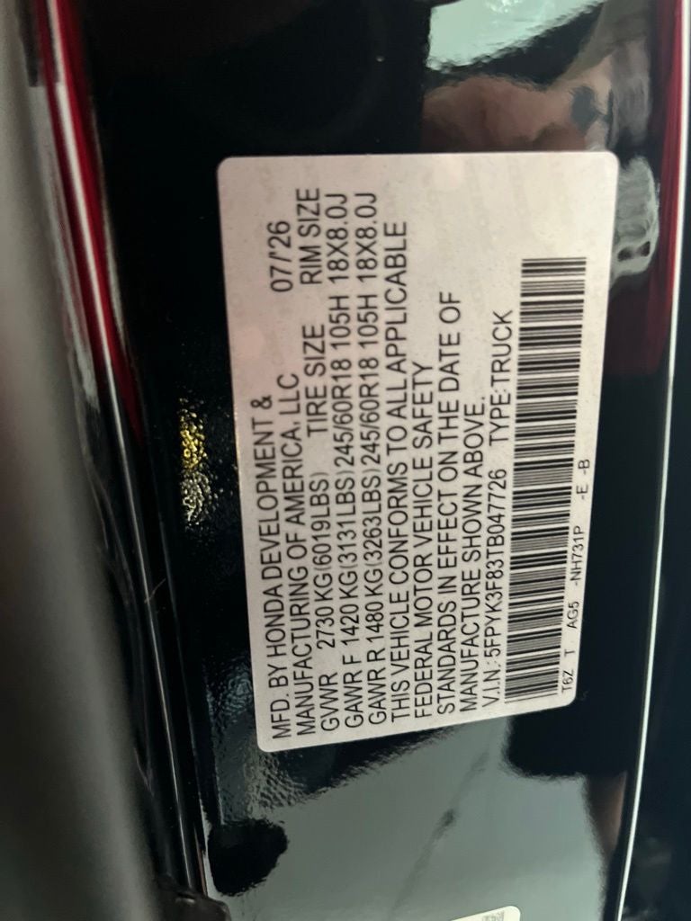 2026 Honda Ridgeline Black Edition - Photo 78
