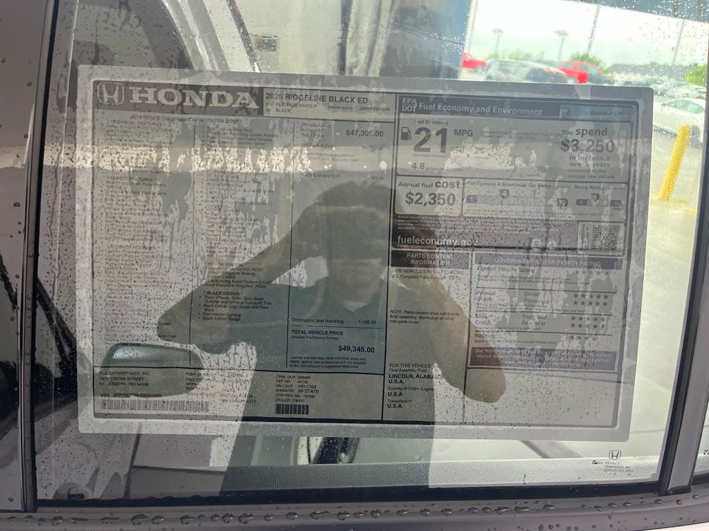 2026 Honda Ridgeline Black Edition