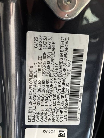 2026 Honda CR-V Hybrid Sport-L