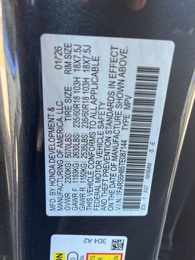 2026 Honda CR-V Hybrid Sport-L