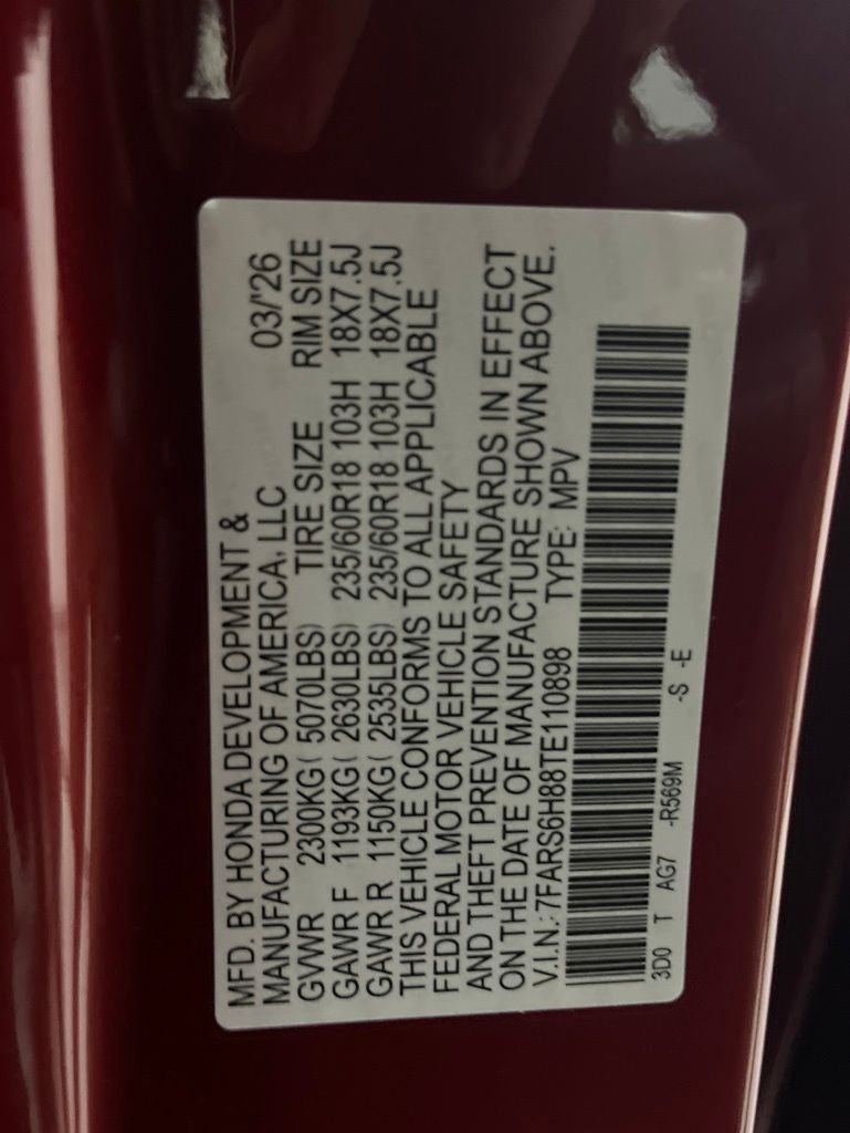 2026 Honda CR-V Hybrid Sport-L