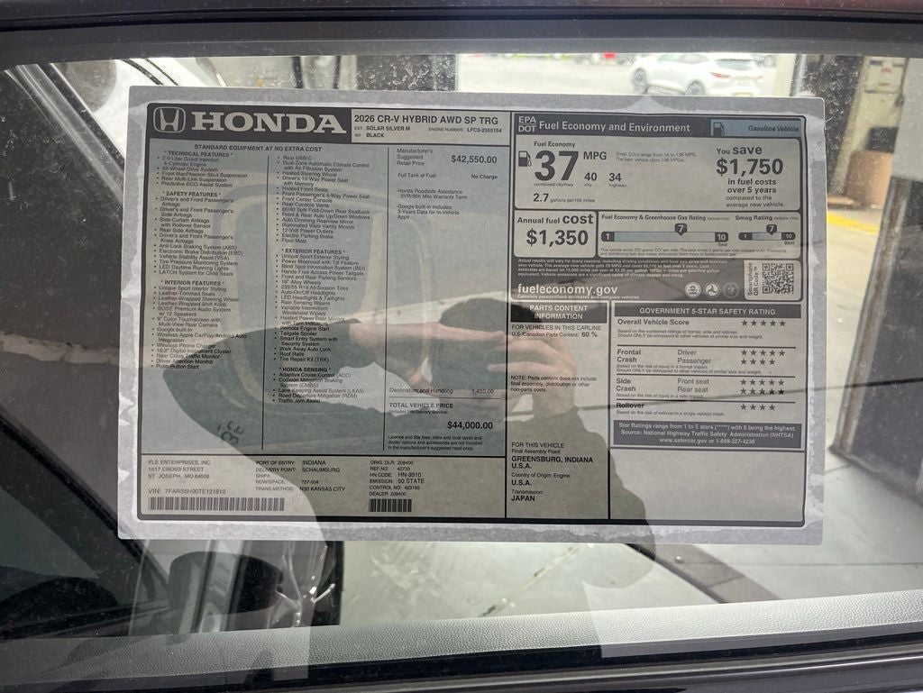 2026 Honda CR-V Hybrid Sport Touring