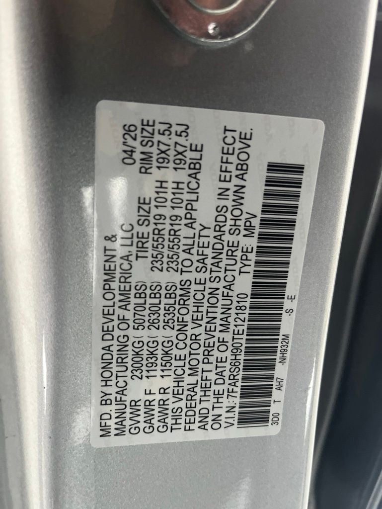 2026 Honda CR-V Hybrid Sport Touring