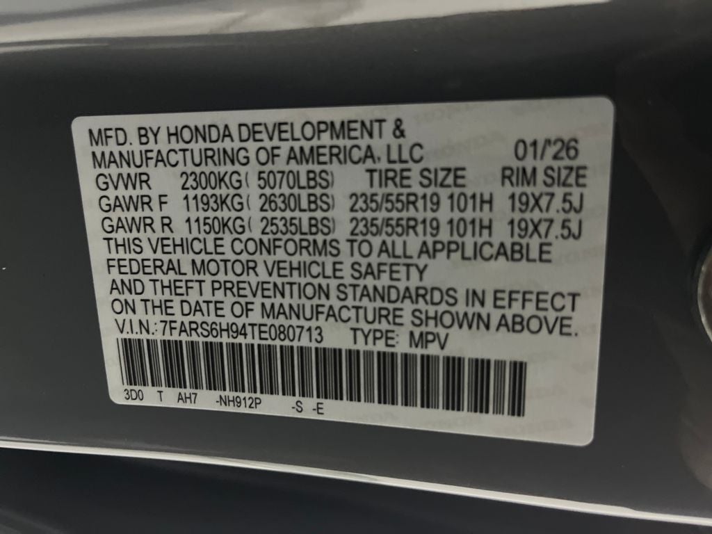 2026 Honda CR-V Hybrid Sport Touring