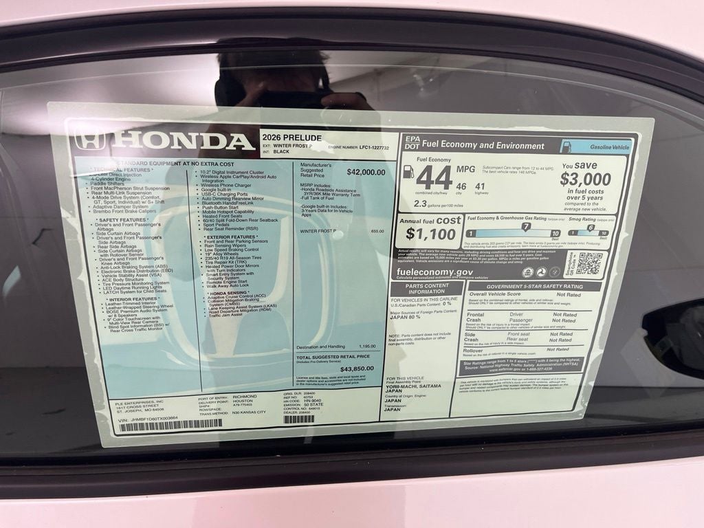 2026 Honda Prelude Coupe