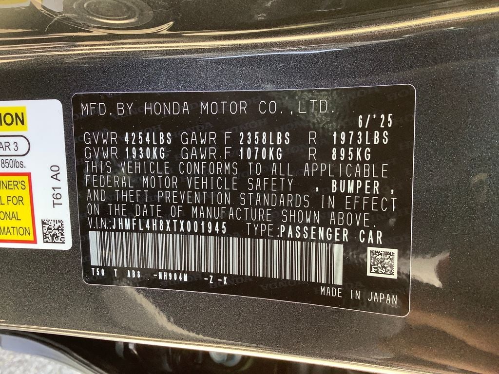 2026 Honda Civic Hybrid Sport