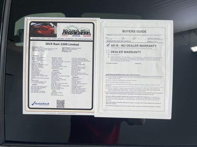 2019 RAM 1500 Limited