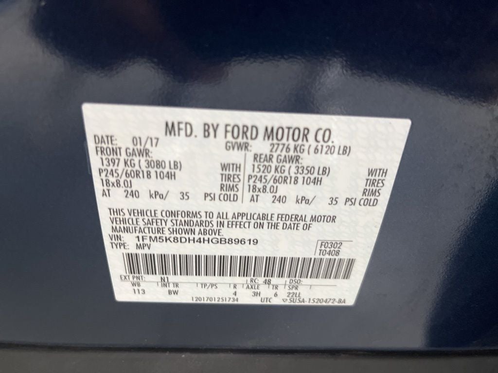 2017 Ford Explorer XLT