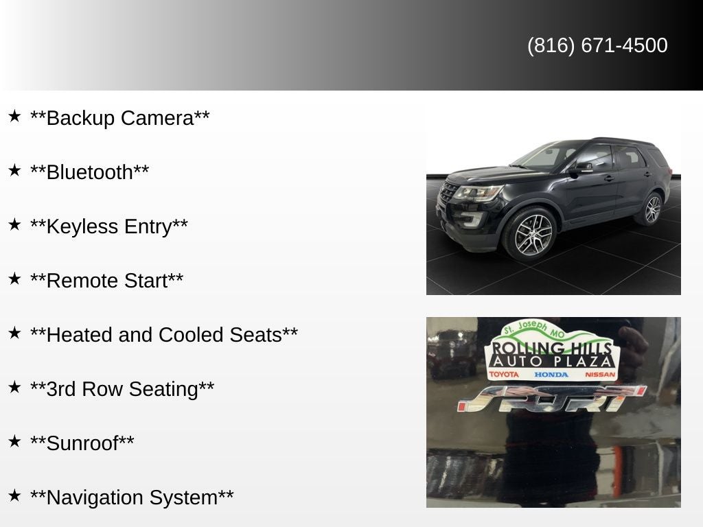 2016 Ford Explorer Sport