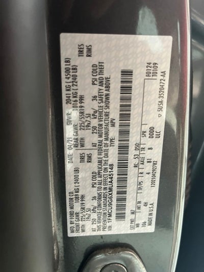 2021 Ford Escape SE