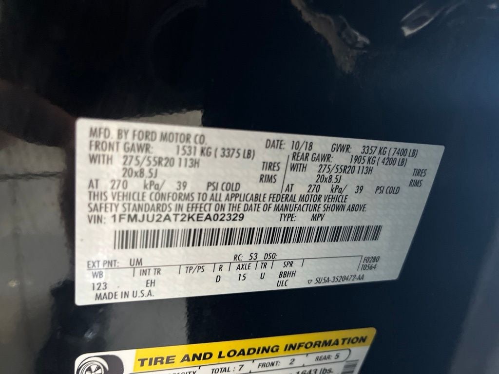 2019 Ford Expedition Limited